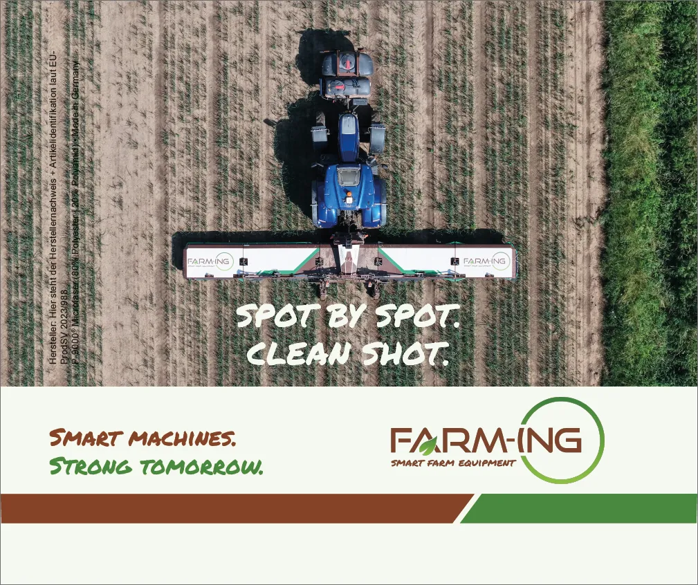 [17-152] Displaytuch 180x150mm Farm-ING im PP-Etui