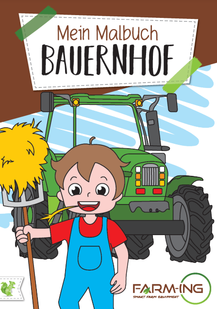 [17-65] Malbuch Bauernhof, Farm-ING