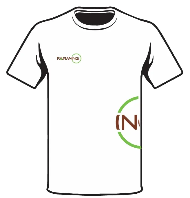[17-112_S] T-Shirt, weiß, Herren Farm-ING (S)