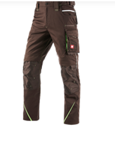 Arbeitshose lang, kastanie/seegrün, Bundhose